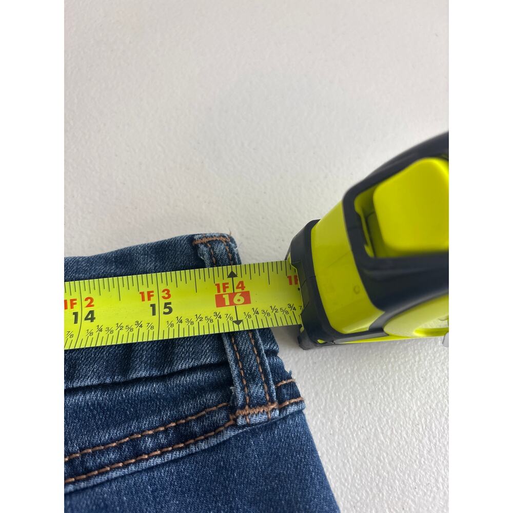 Seven7 Jeans Tummyless High Rise Skinny Medium Wash Color: Friday Size 12 - Picture 9 of 10